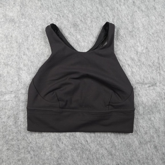 lululemon athletica Other - Lululemon Bra Womens 6 Black Wunder Train Long Line Medium C/D Racerback Running